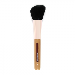 Pinceau maquillage – Blush – fard à joues – 703 – manche bambou – poils synthétiques – vegan – ZAO