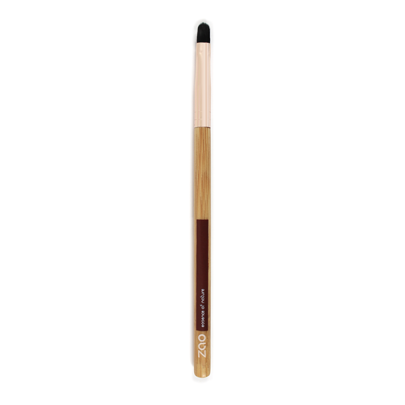 Pinceau maquillage – Lèvres – gloss + rouge à lèvres – 708 – manche bambou – poils synthétiques – vegan – ZAO