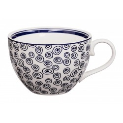 Le Bleu de Nîmes – Tasse à thé – avec anse – 310ml – porcelaine – TOKYO DESIGN STUDIO