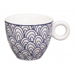 Le Bleu de Nîmes – Tasse à expresso – avec anse – 75ml – porcelaine – TOKYO DESIGN STUDIO