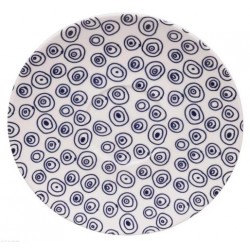 Le Bleu de Nîmes – Sous-tasse cappuccino – 144mm – porcelaine – TOKYO DESIGN STUDIO