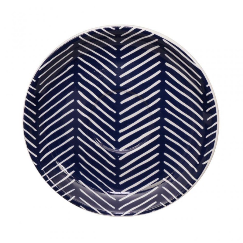 Le Bleu de Nîmes – Sous-tasse expresso – 120mm – porcelaine – TOKYO DESIGN STUDIO