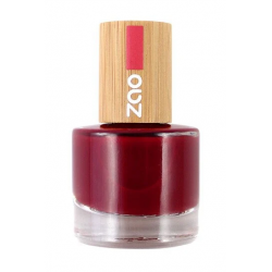 Vernis à ongles – 668 ROUGE PASSION – 8ml – 8 free vegan – ZAO
