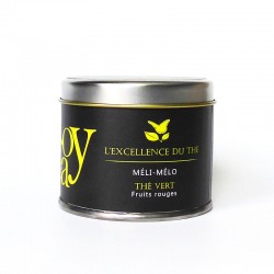 Méli-mélo – Thé vert – Fruits rouges – boîte métal – 40g – bio – LIOY TEA