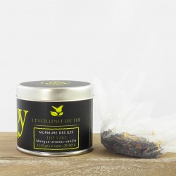 Murmure des îles – Thé vert – mangue, ananas, vanille – boîte métal – 40g – bio – LIOY TEA