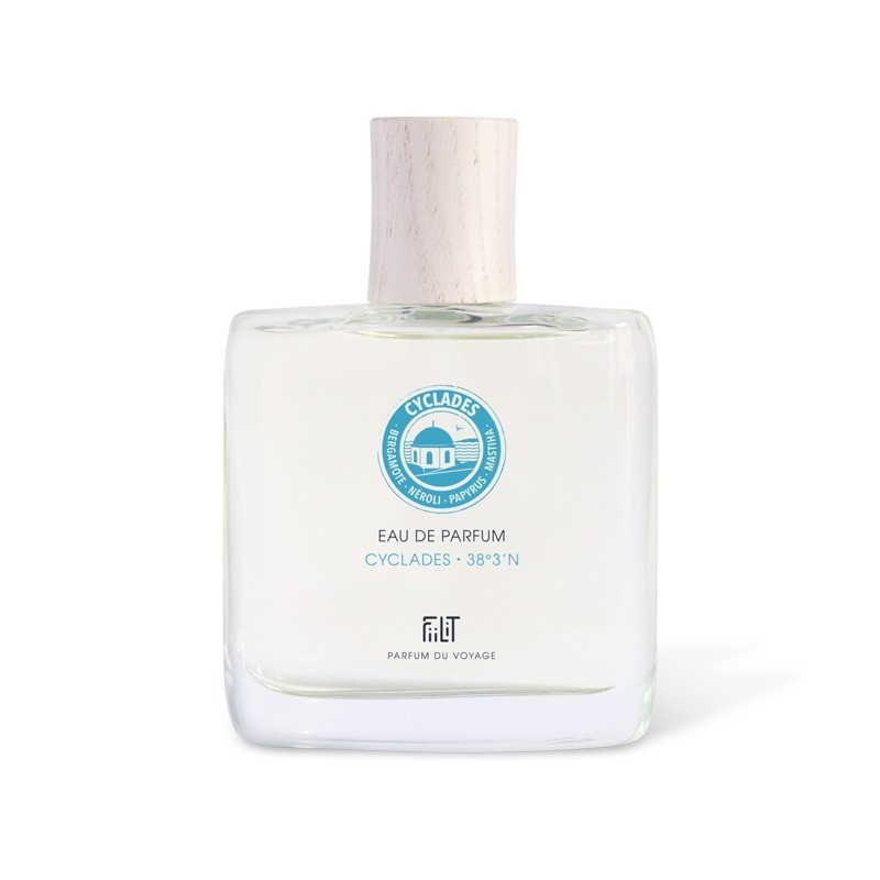 Eau de parfum mixte – CYCLADES – Flacon – 100ml – naturel, vegan, slow cosmétique – FIILIT