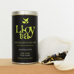 Solstice d'été – Thé noir – Fruits rouges – boîte métal – 100g – bio – LIOY TEA