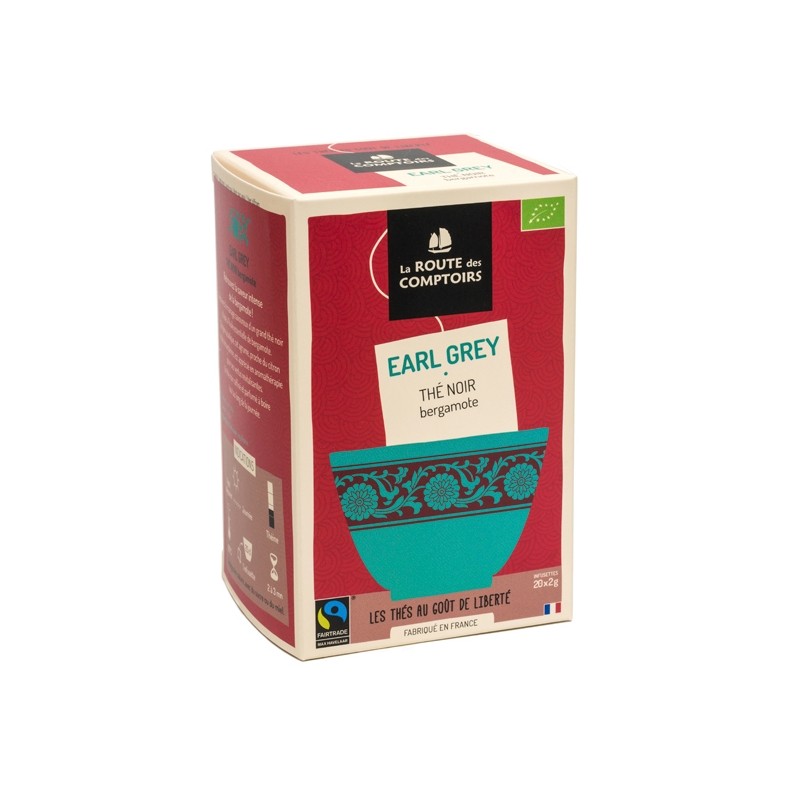 Thé earl grey bio 20 infusettes Thé earl grey bio 20 infusettes