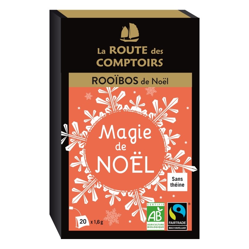 Infusion rooïbos bio Magie de Noël 20 infusettes
