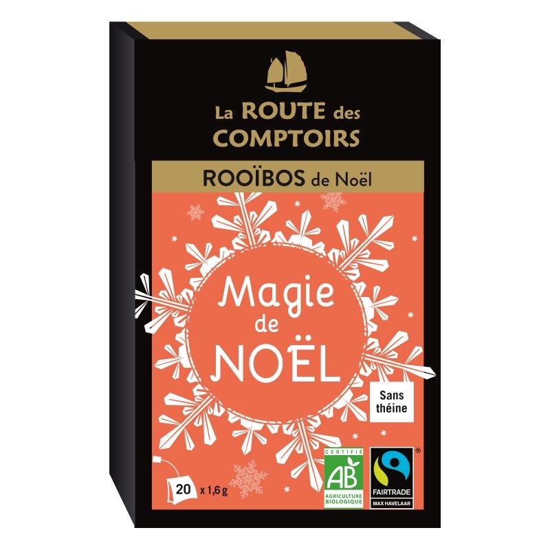 Infusion rooïbos bio Magie de Noël 20 infusettes Infusion rooïbos bio Magie de Noël 20 infusettes