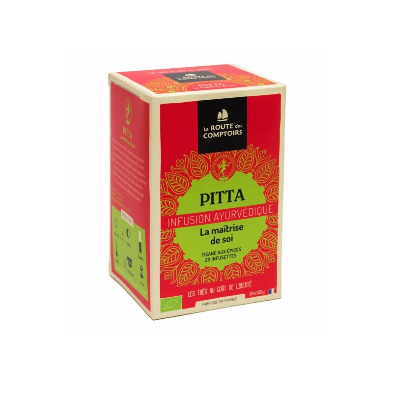 Infusion Ayurvédique bio PITTA 20 infusettes Infusion Ayurvédique bio PITTA 20 infusettes