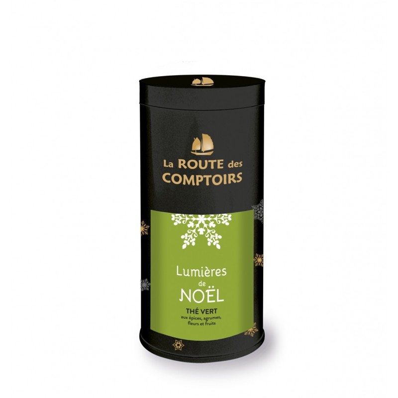 Thé vert bio Lumières de Noël boîte 100 g Thé vert bio Lumières de Noël boîte 100 g