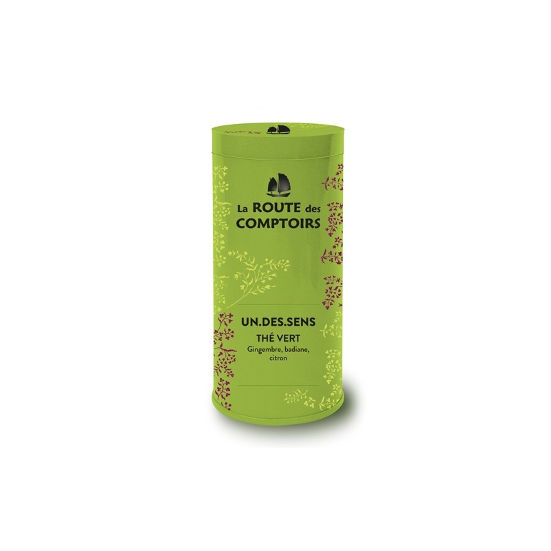 Thé vert bio Un des sens boîte 100g Thé vert bio Un des sens boîte 100g