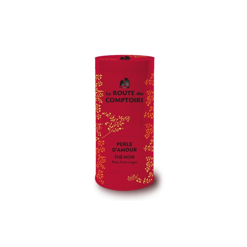 Thé noir Perle d'amour boîte 100g Thé noir Perle d'amour boîte 100g