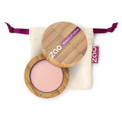 Fard à paupières mat – 204 VIEUX ROSE DORÉ – boîtier bambou rechargeable – 3g – bio, vegan – ZAO