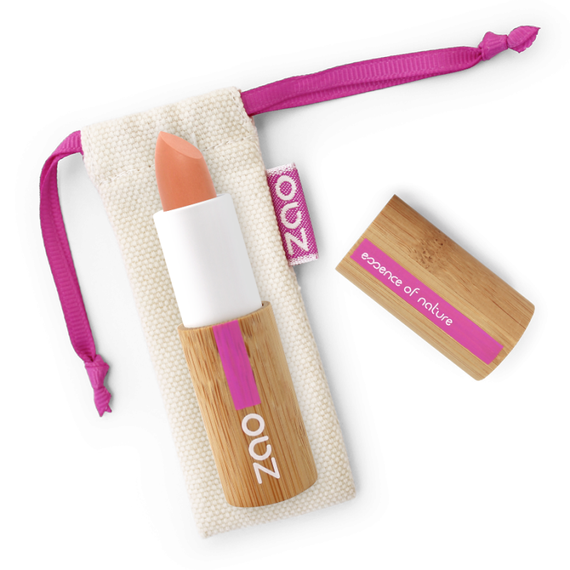 Rouge à lèvres soft touch – 432 PÊCHE – boîtier bambou rechargeable – 3,5g – bio, vegan – ZAO Rouge à lèvres soft touch – 432 PÊCHE – boîtier bambou rechargeable – 3,5g – bio, vegan – ZAO