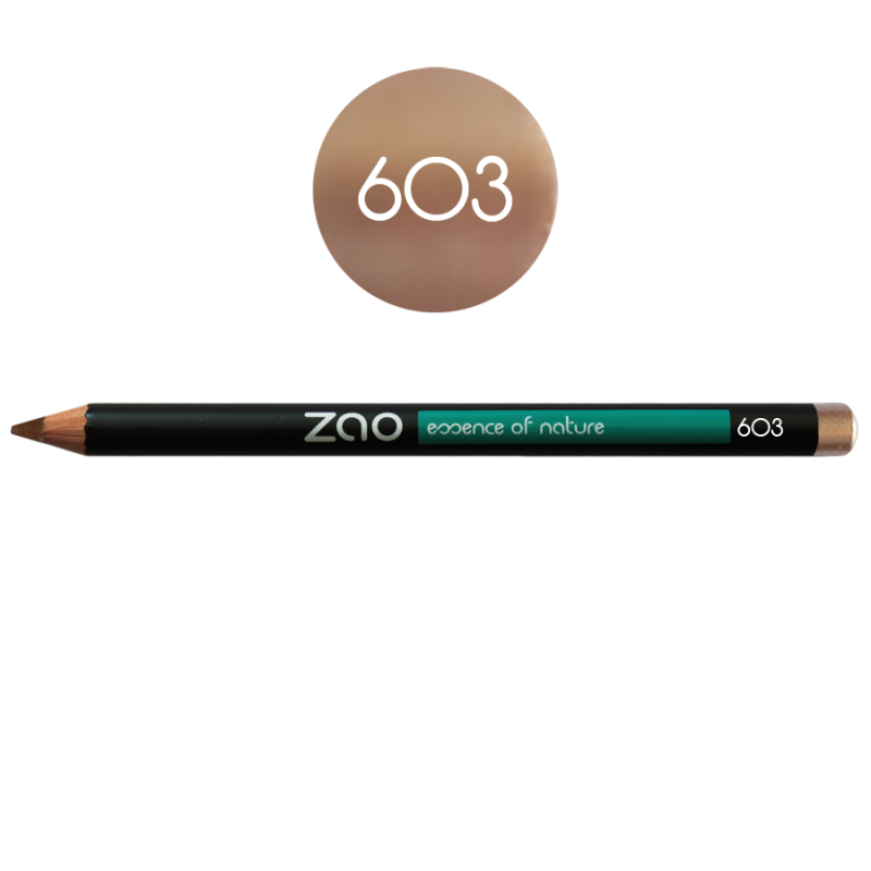 Crayon – yeux, lèvres, sourcils – 603 BEIGE NUDE – 1,14g – naturel, vegan – ZAO