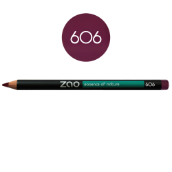 Crayon – yeux, lèvres, sourcils – 606 PRUNE – 1,14g – naturel, vegan – ZAO