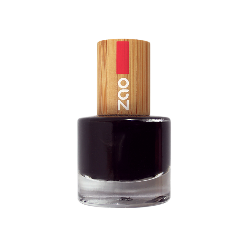 Vernis à ongles – 644 NOIR – 8ml – 8 free vegan – ZAO