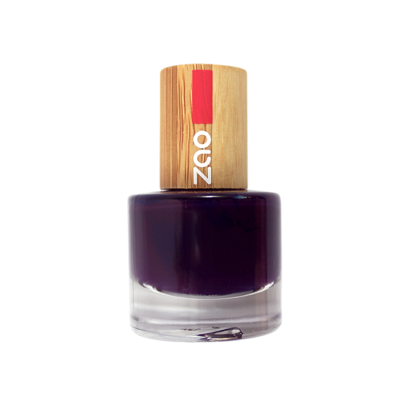 Vernis à ongles – 651 PRUNE – 8ml – 8 free vegan – ZAO