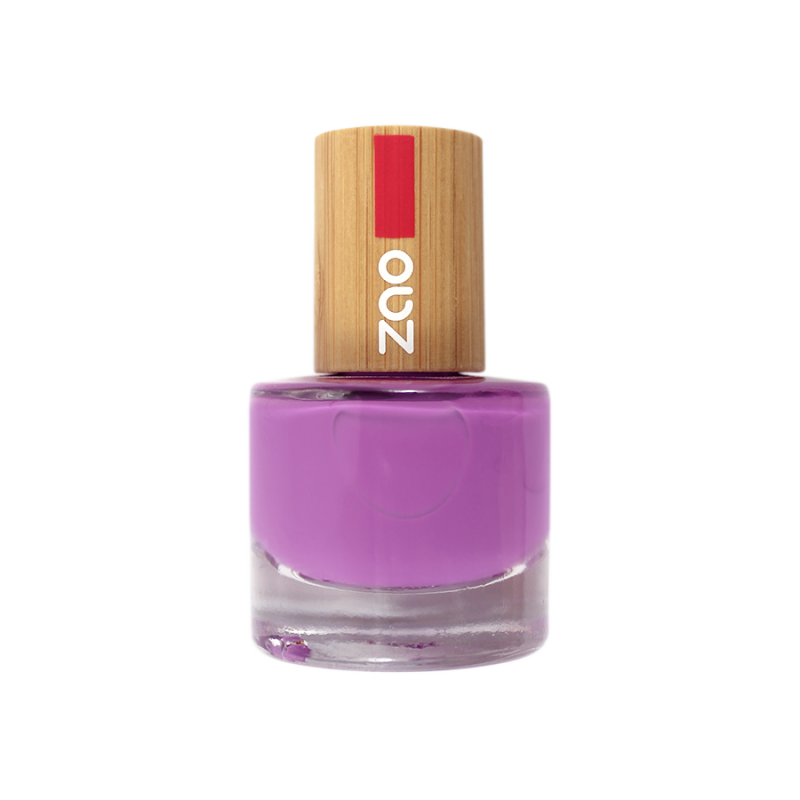 Vernis à ongles – 652 LILAS – 8ml – 8 free vegan – ZAO