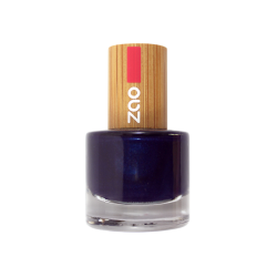 Vernis à ongles – 653 BLEU NUIT – 8ml – 8 free vegan – ZAO