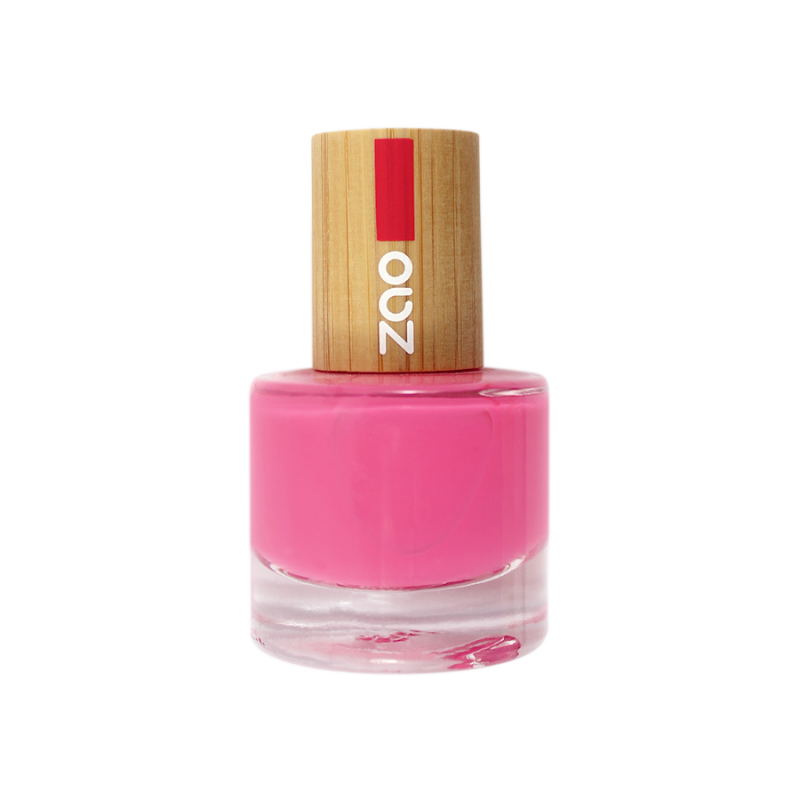 Vernis à ongles – 657 ROSE FUCHSIA – 8ml – 8 free vegan – ZAO