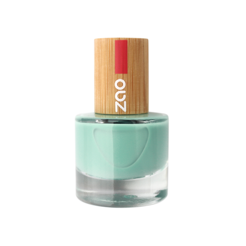 Vernis à ongles – 660 VERT D'EAU – 8ml – 8 free vegan – ZAO