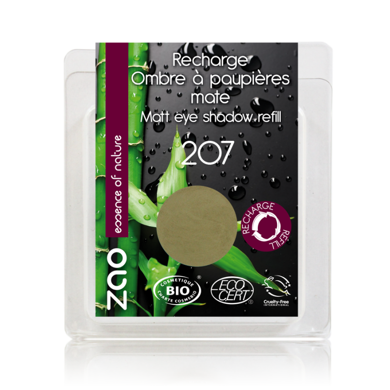 Recharge Fard à paupières mat bio & vegan Vert olive