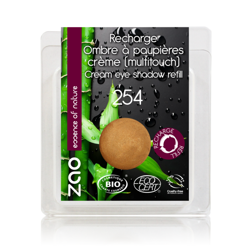 Recharge Fard à paupières crème bio & vegan Bronze doré Recharge Fard à paupières crème bio & vegan Bronze doré
